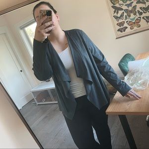 Lane Bryant | Suede Cardigan Jacket